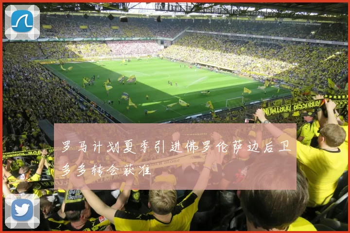 罗马计划夏季引进佛罗伦萨边后卫多多转会获准